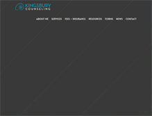 Tablet Screenshot of kingsburycounseling.com